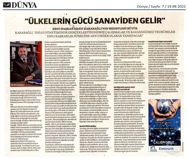 Ülkelerin Gücü Sanayiden Gelir